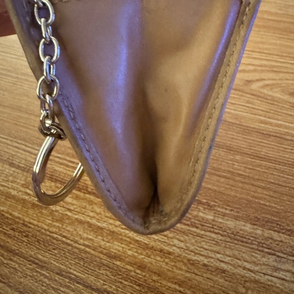 Coach Y2K Pink Optic Print Canvas And Leather Small Keychain Wallet With Zipper - Picture 8 of 10